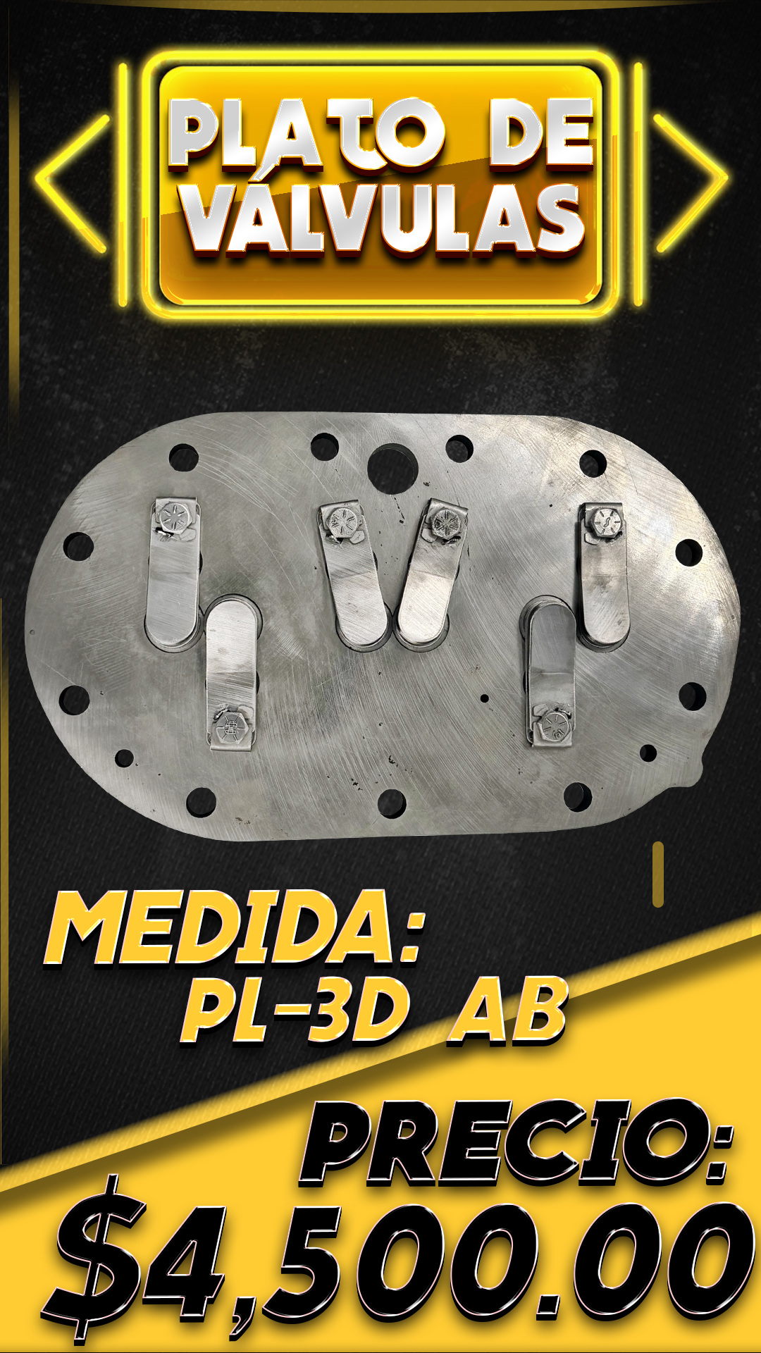 Plato de válvulas, PL-3D AB, vista 2