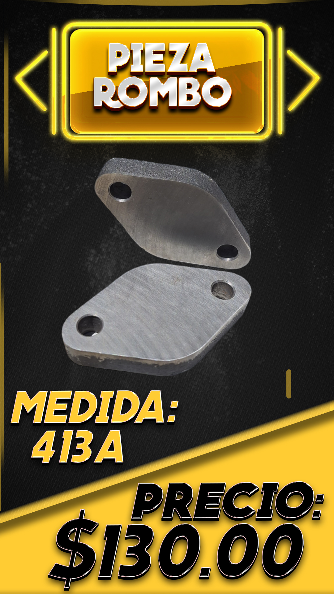Pieza rombo, 413A